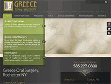 Tablet Screenshot of greeceoralsurgery.com